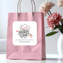 Recherche de logo conception autocollants Merci