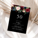 Search for classic formal 50th birthday invitations For her