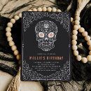 Search for day of the dead party invitations Calavera