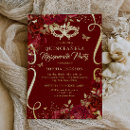 Recherche de mascarade invitations Aquarelle