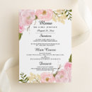 Search for blush pink menus Botanical