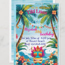 Search for tropical island birthday invitations Pool