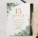 Search for 15 year anniversary invitations Couple