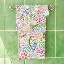 Search for floral bath towels Pink flowers