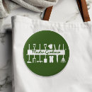Recherche de jardinier badges Vert