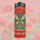 Search for red poppies travel mugs Garden