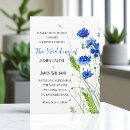 Search for cornflower blue wedding invitations Modern