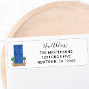 Search for topiary return address labels Watercolor