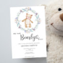 Search for pink teddy bear baby shower invitations Boho