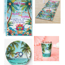 Search for tropical island birthday invitations Pool