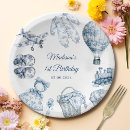Search for toile plates Blue bow