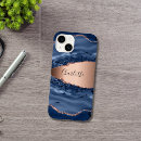 Search for gold script iphone cases Blue
