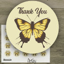 Recherche de papillon jaune autocollants Merci