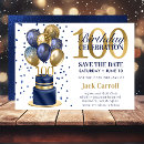 Search for 100th birthday save the dates Elegant