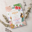 Search for hula birthday invitations Beach