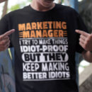 Search for marketing manager tshirts Specialist
