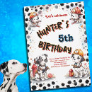 Search for dalmatian birthday invitations Firefighter