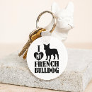 Search for love french keychains Bulldog