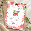 Search for red and gingham invitations Berry sweet