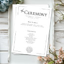 Search for beach wedding programs Typography