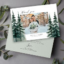 Search for mountain wedding thank you cards Pine trees