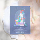 Search for unicorn castle invitations Pink