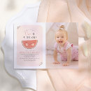 Search for one in a melon invitations Little sweetie