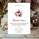 Search for winery rehearsal dinner invitations Floral