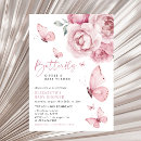 Search for butterfly kisses baby shower invitations Floral