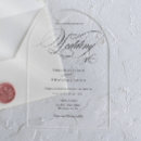 Search for black acrylic invitations Traditional