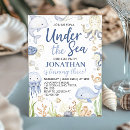 Search for blue whale birthday invitations Turtle