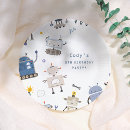 Search for robot plates Birthday party