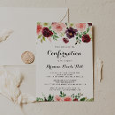 Search for pink white girls confirmation invitations For her