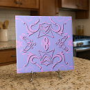 Search for pink art deco tiles Vintage