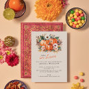 Search for autumn brides invitations Rust flowers botanical autumn