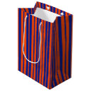 Search for blue and orange gift bags Stripes
