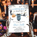 Search for halloween baby boy shower invitations A little boo