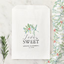 Search for christmas wedding favour bags Love is sweet