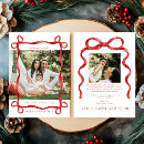 Search for red bow christmas cards Coquette