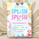 Search for splash birthday invitations Water park