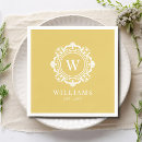 Search for elegant wedding napkins Traditional classic classy
