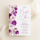 Search for plum bridal shower invitations Botanical
