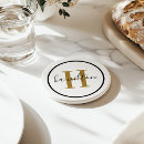 Search for black and gold coasters Initial