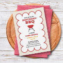 Search for bbq birthday invitations Retro