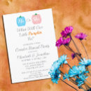 Search for autumn gender reveal invitations Blue