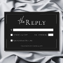 Search for plain white rsvp cards Typography
