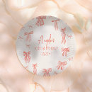 Search for pink bow plates Whimsical