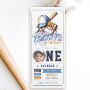 Search for baseball ticket birthday invitations Little slugger
