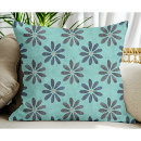 Recherche de turquoise et gris coussins Bleu