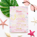 Search for little mermaid 1st birthday invitations Ocean